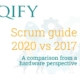 Scrum guide 2020 vs 2017 comparison